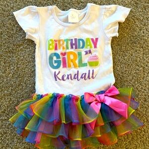 Cute TUTU Dress For a Birthday Girl